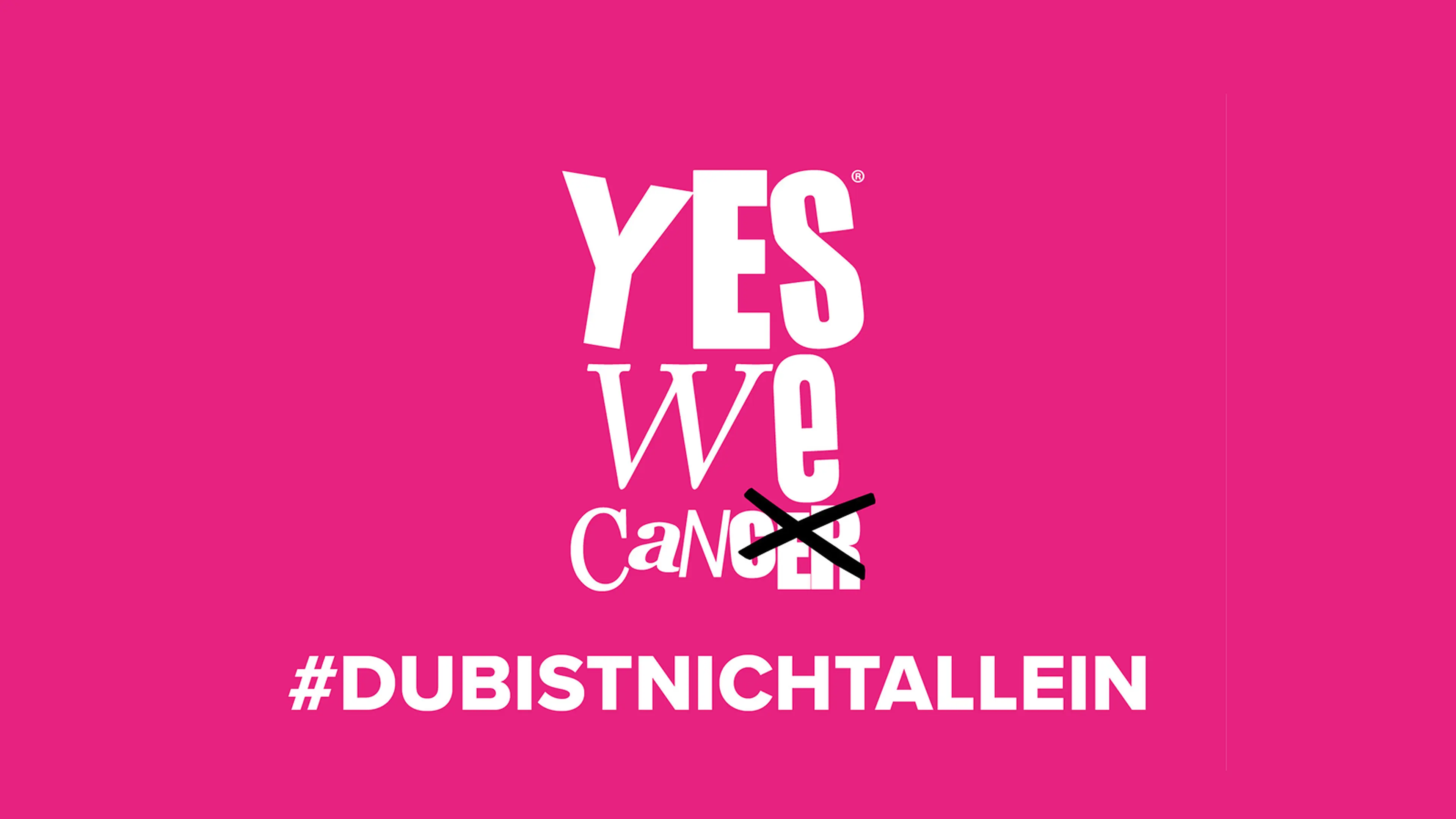 Logo der gemeinnützigen Organisation yeswecancer