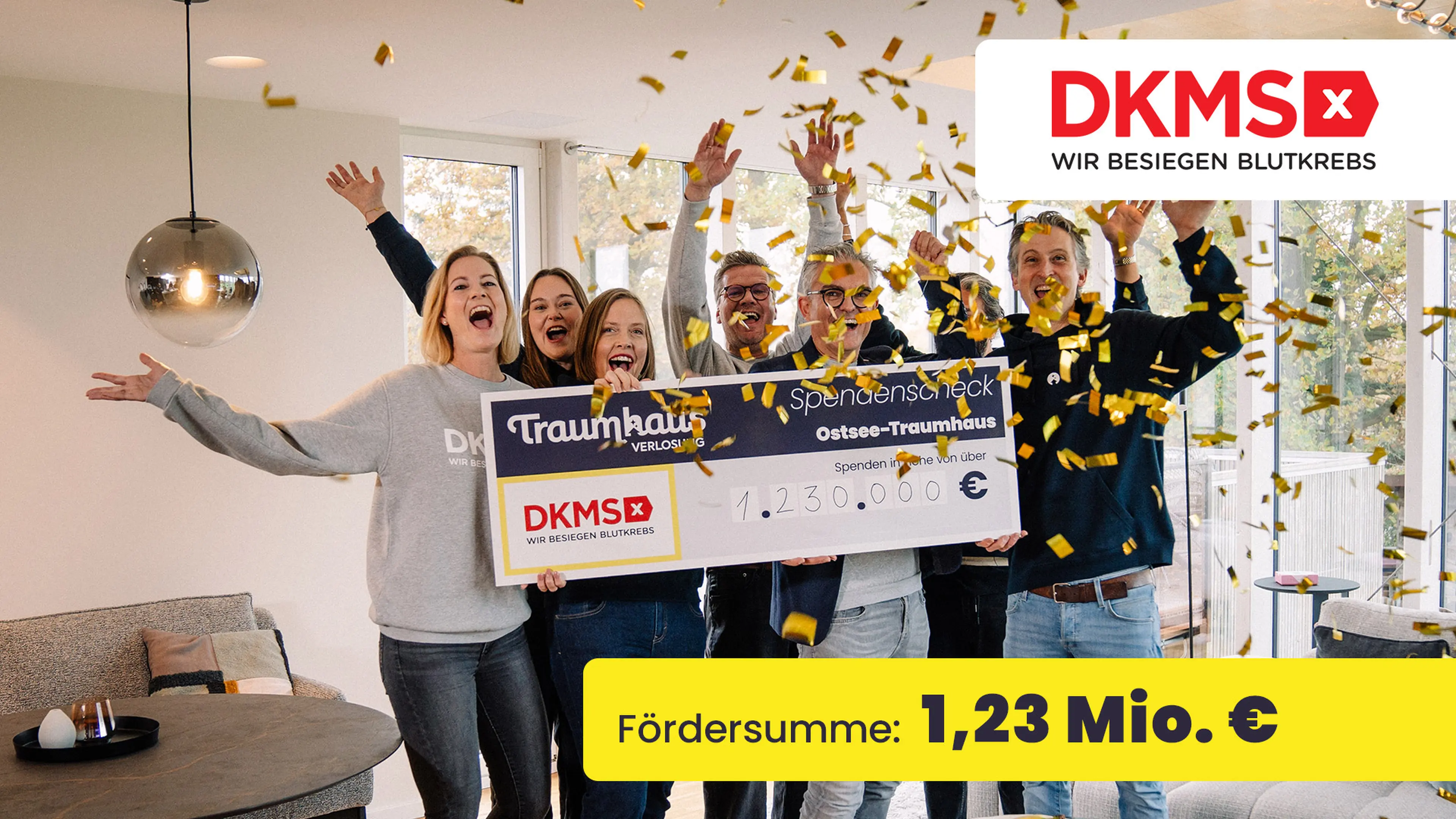 Bekanntgabe der Fördersumme an unseren Charity-Partner