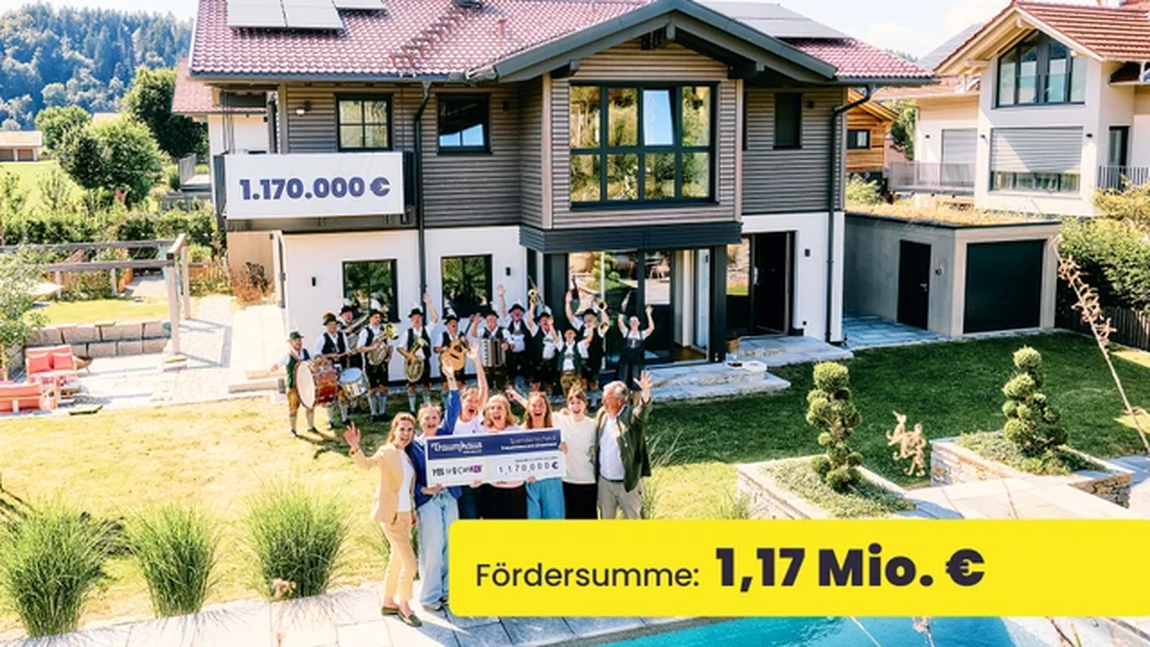 Charity-Reveal am Traumhaus am Chiemsee