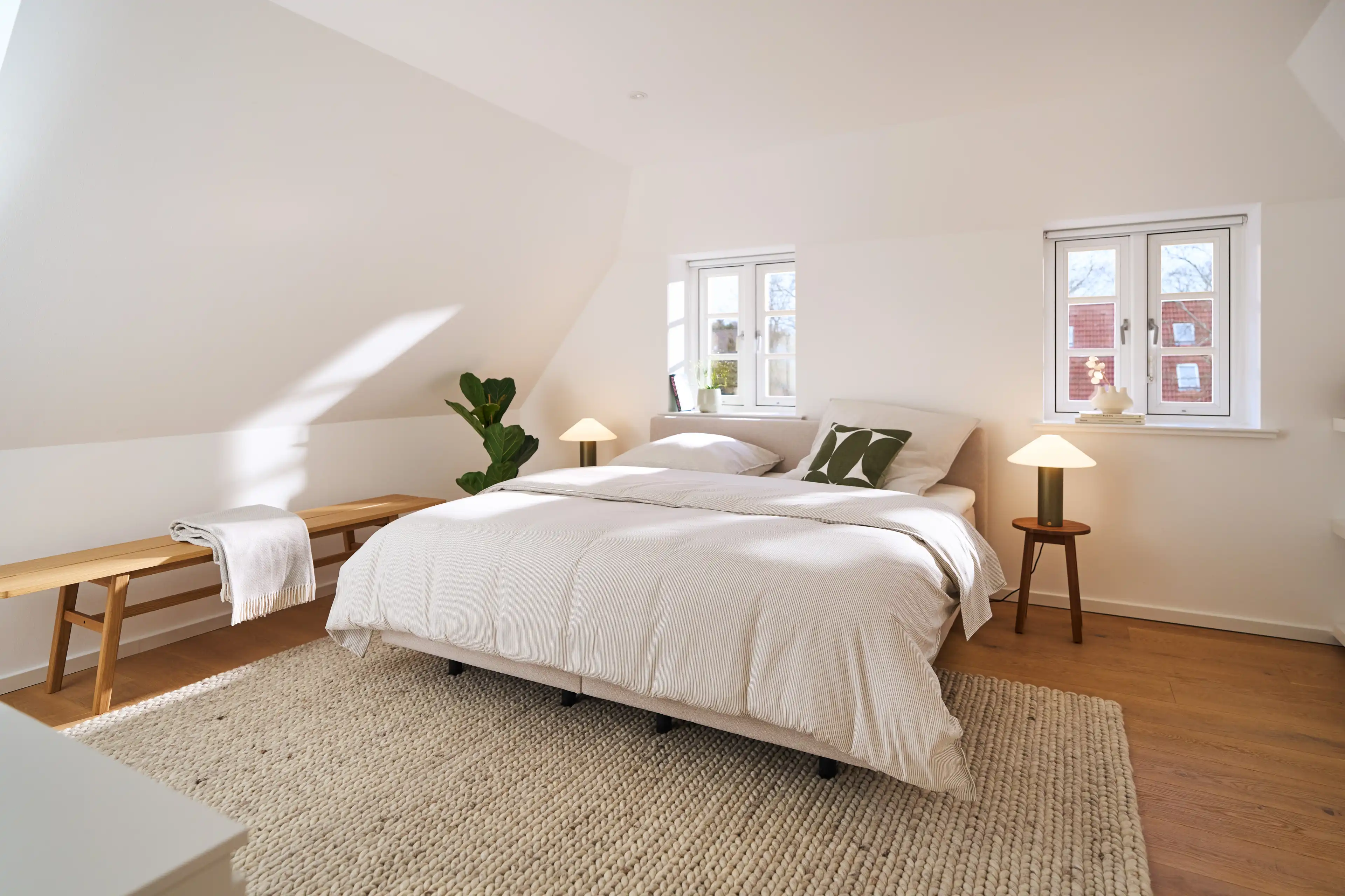 Zweites Schlafzimmer des Nordsee-Hauses