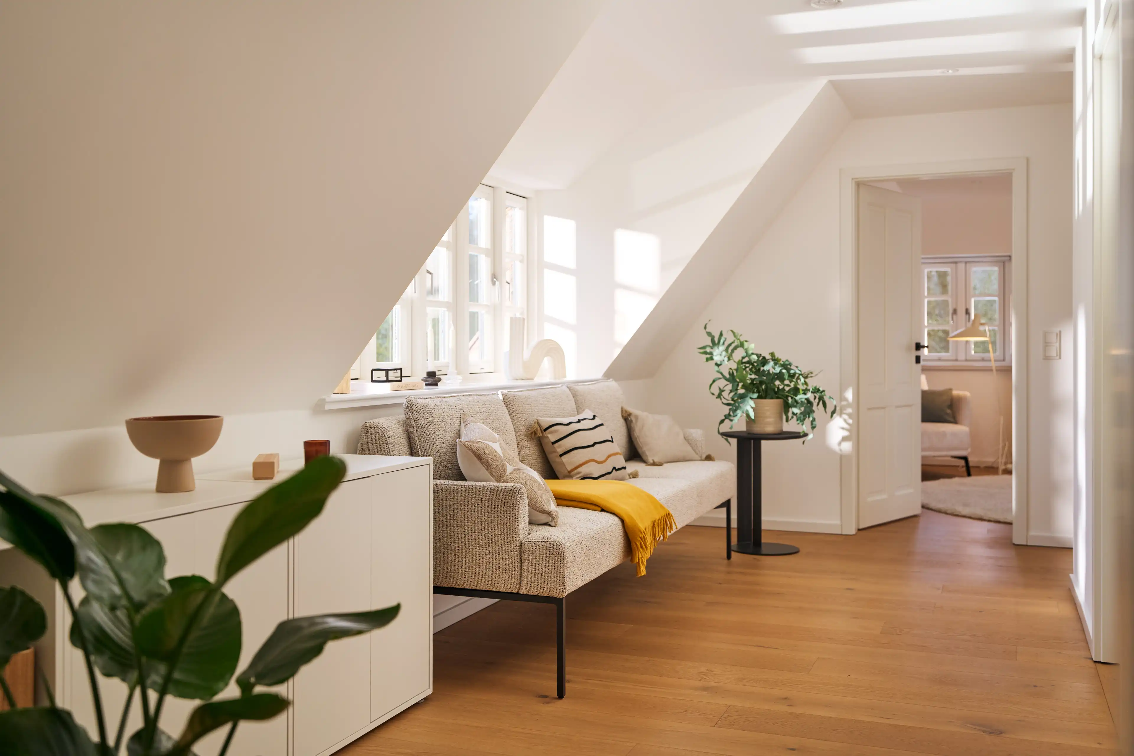 Gemütliche Sitzecke im Nordsee-Haus