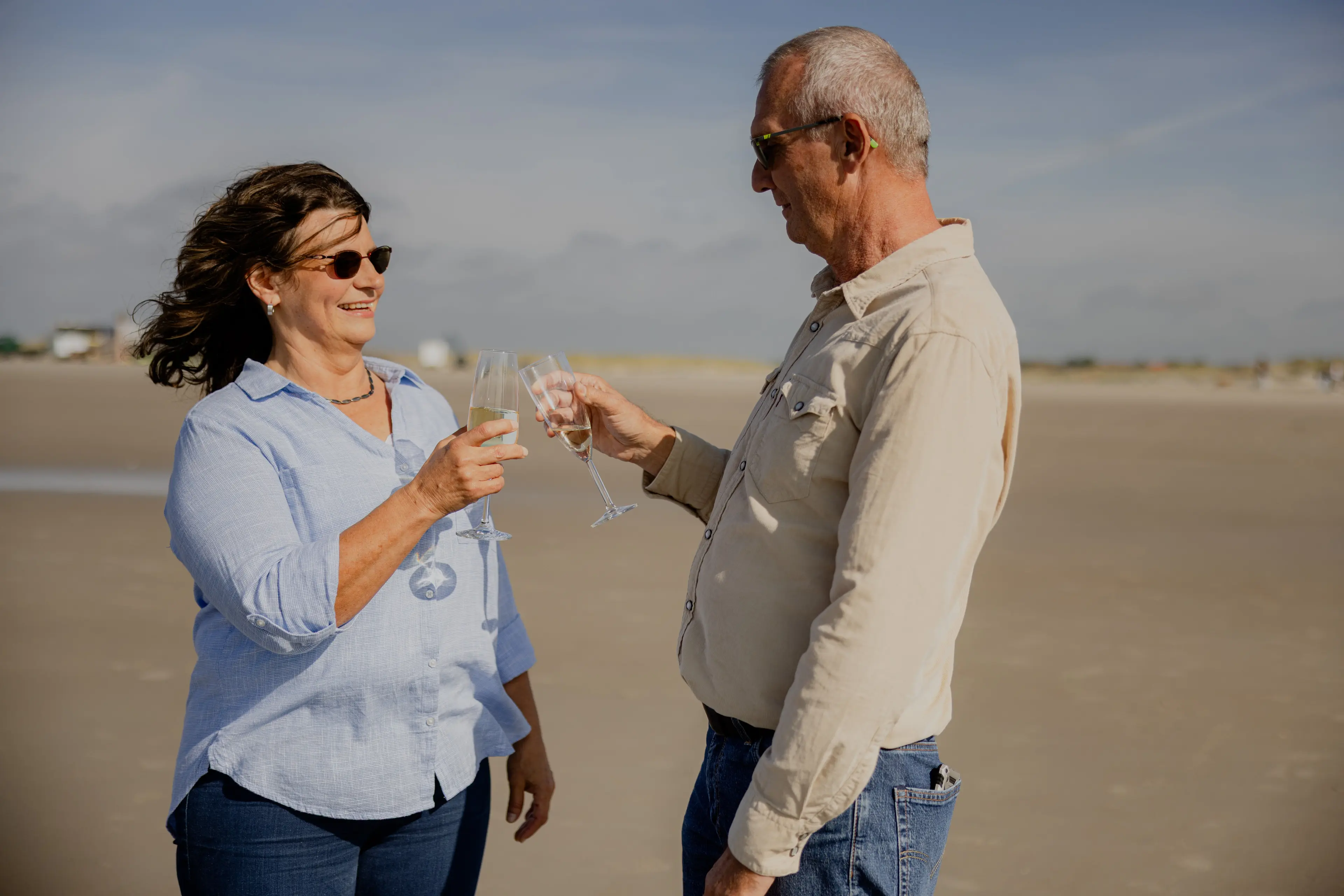 Gewinner Nordsee Traumhaus am Meer mit seiner Frau