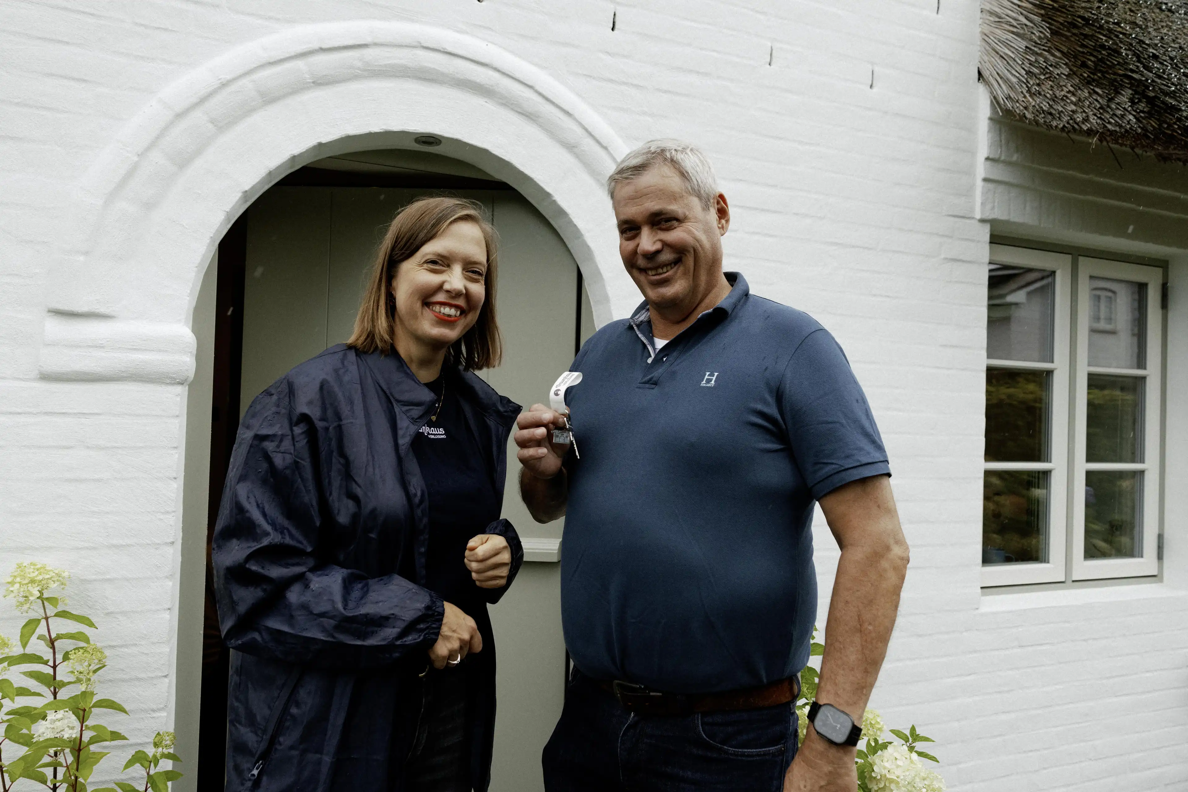 Schlüsselübergabe für das Amrumhaus